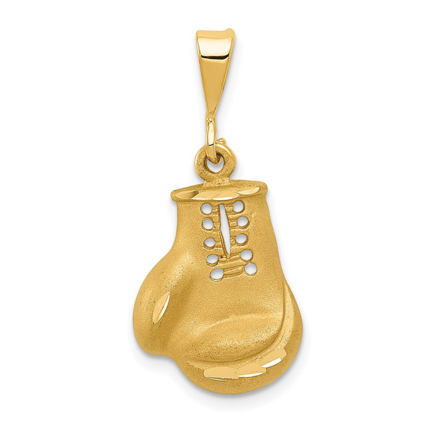 14k Yellow Gold Boxing Glove Pendant C591