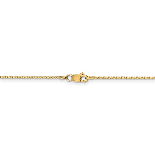 20" 14k Yellow Gold 1mm Box Chain Necklace