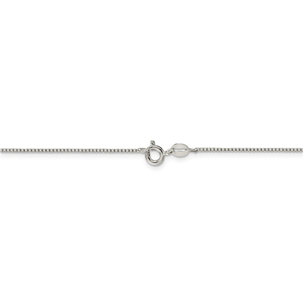 18" Sterling Silver .9mm Box Chain Necklace