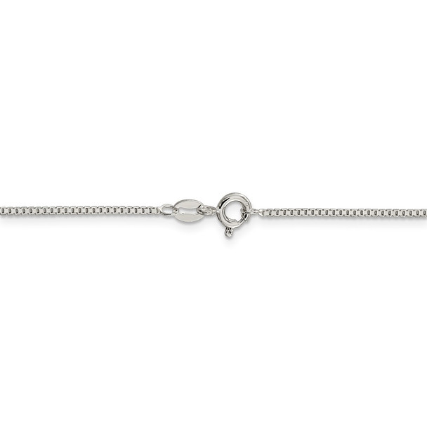 18" Sterling Silver 1.1mm Box Chain Necklace