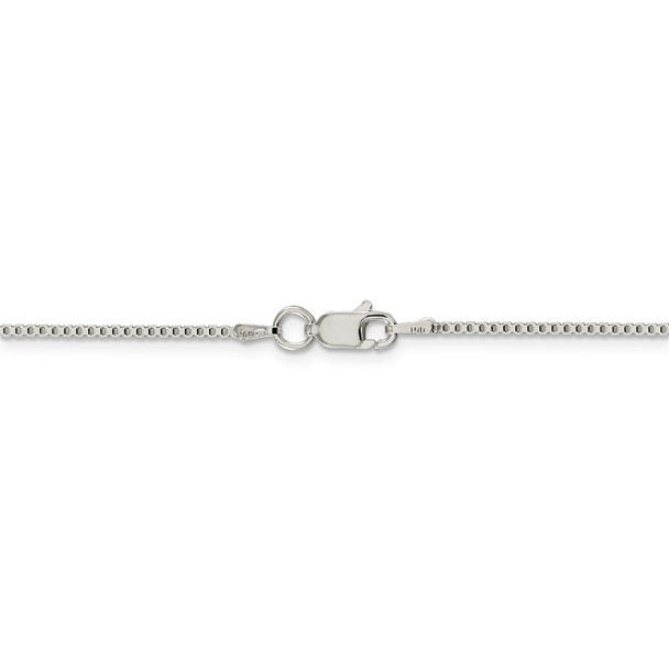 24" Sterling Silver 1.25mm Box Chain Necklace