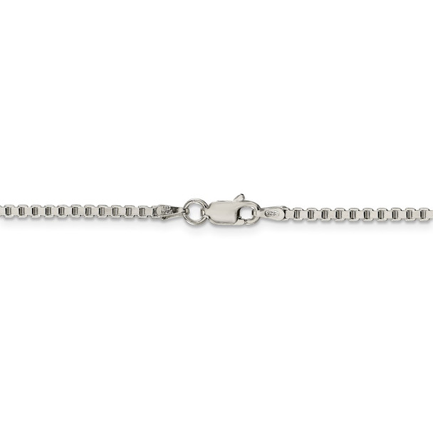 16" Sterling Silver 2mm Box Chain Necklace