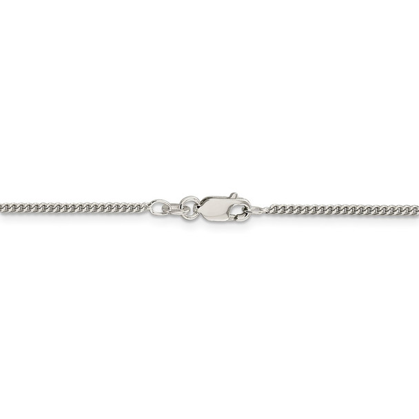 16" Sterling Silver 1.75mm Curb Chain Necklace