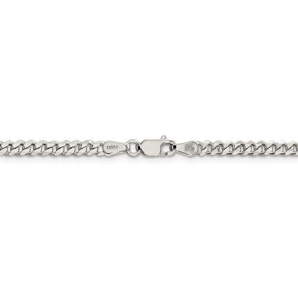 20" Sterling Silver 3.5mm Curb Chain Necklace