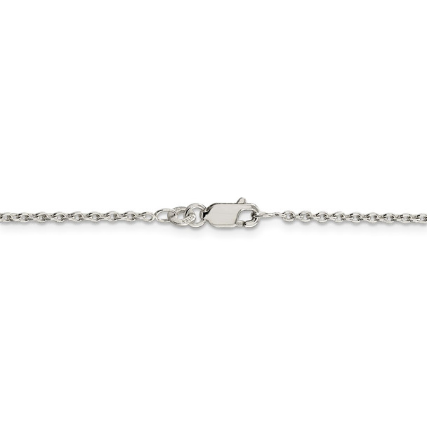 24" Sterling Silver 1.95mm Cable Chain Necklace