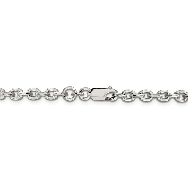 16" Sterling Silver 4.5mm Cable Chain Necklace