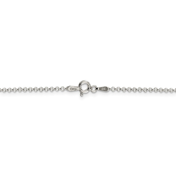 16" Sterling Silver 1.5mm Rolo Chain Necklace