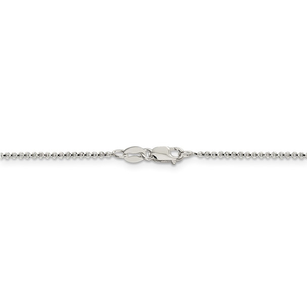 24" Sterling Silver 1.4mm Rolo Chain Necklace