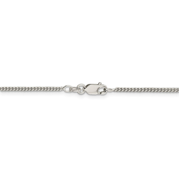 14" Sterling Silver 1.75mm Curb Chain Necklace