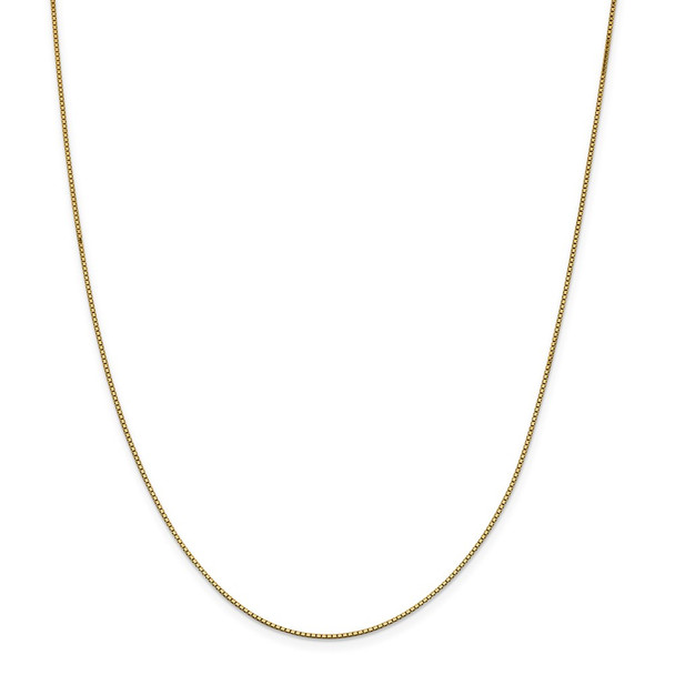 22" 14k Yellow Gold .95mm Box Chain Necklace