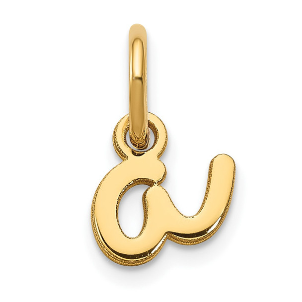 14k Yellow Gold Lower Case Letter A Initial Charm XNA1307Y/A