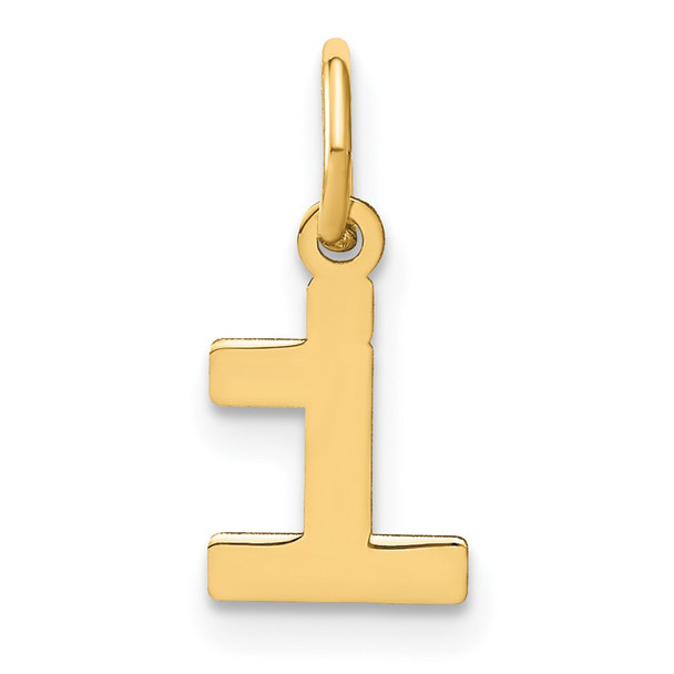14k Yellow Gold Lowercase Letter I Initial Charm XNA1384Y/I