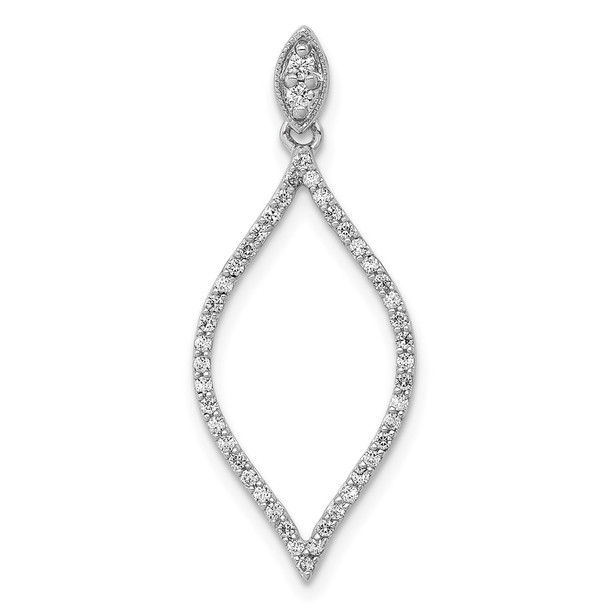 14k White Gold 1/4ctw. Diamond Pendant