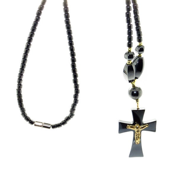 Magnetic Necklace With Cross