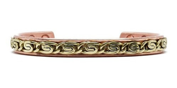 Connections - Solid Copper Magnetic Cuff Bracelet