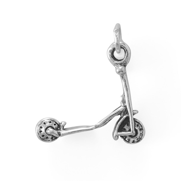 Sterling Silver Darling Push Scooter Charm