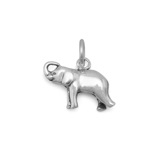 Sterling Silver Small Elephant Charm