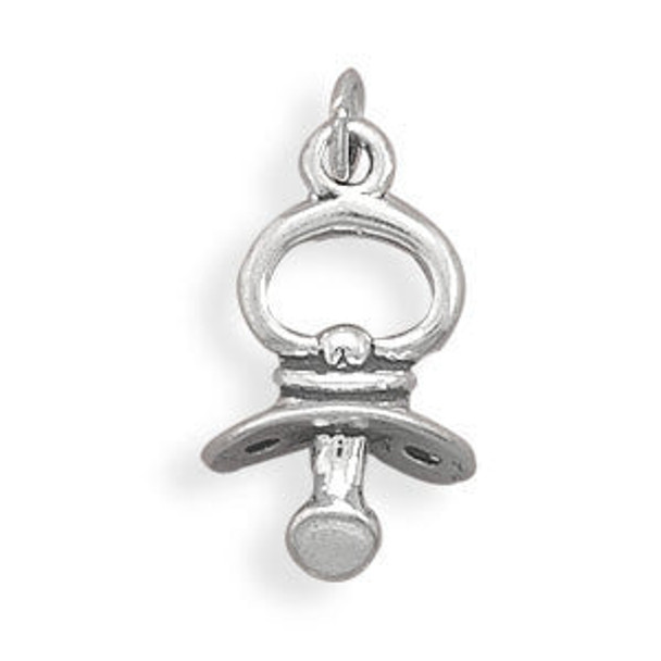 Sterling Silver Pacifier Charm