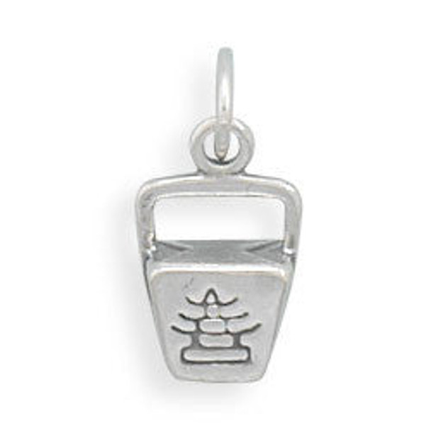Sterling Silver Chinese Take Out Box Charm