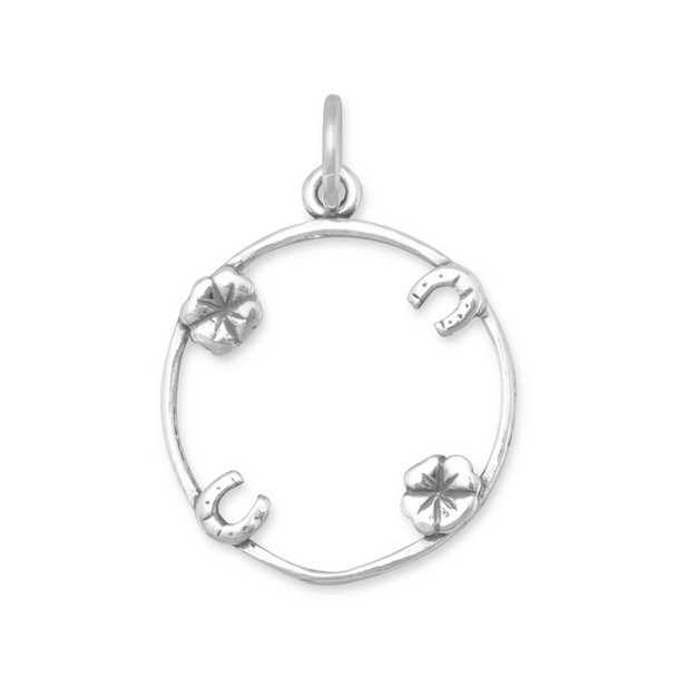 Sterling Silver Lucky Penny Holder Charm