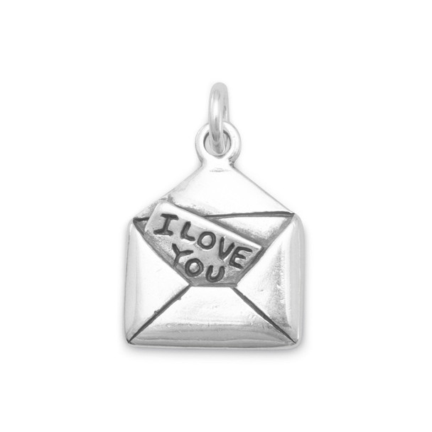 Sterling Silver I Love You Letter Charm