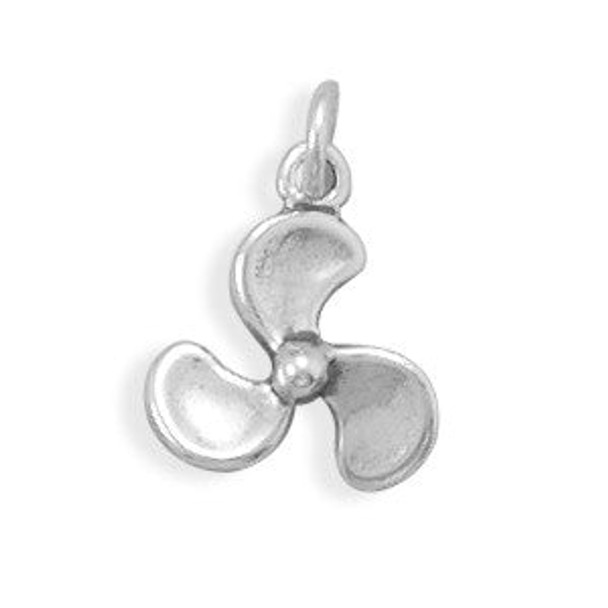 Sterling Silver Propeller Charm