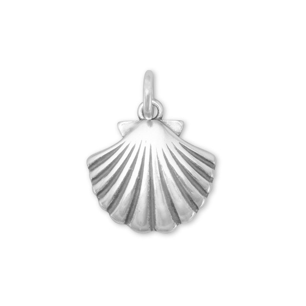 Sterling Silver Clam Shell Charm