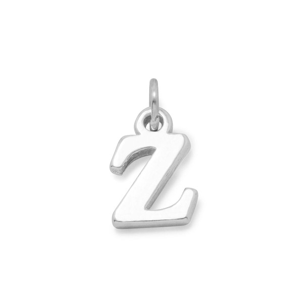 Sterling Silver Greek Alphabet Letter Charm - Zeta