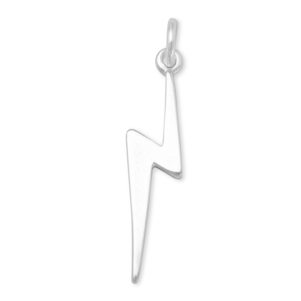 Sterling Silver Lightning Bolt Charm