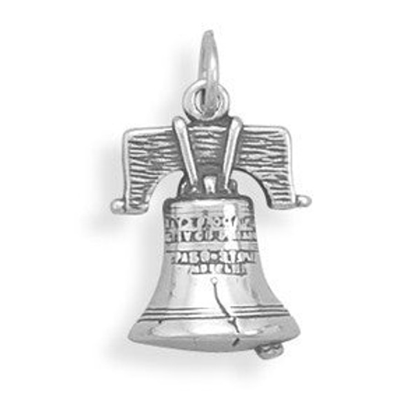 Sterling Silver Liberty Bell Charm 7815