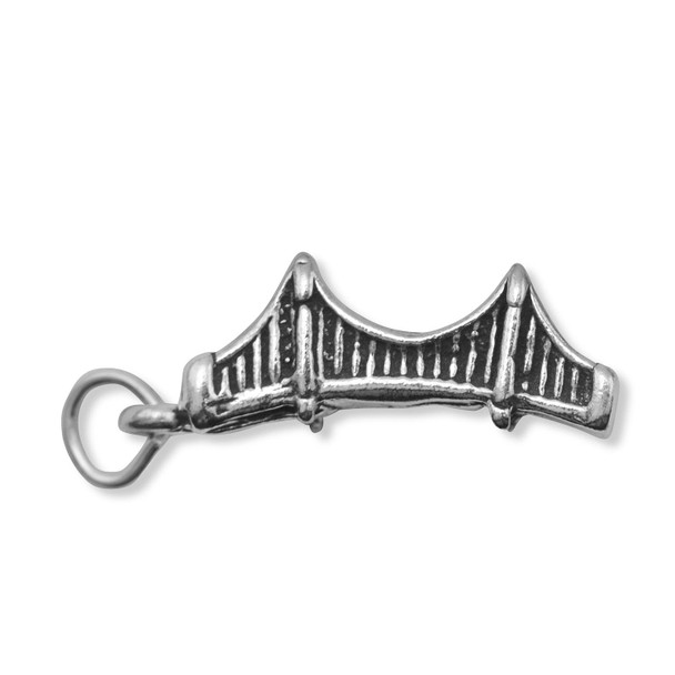 Sterling Silver Golden Gate Bridge Charm