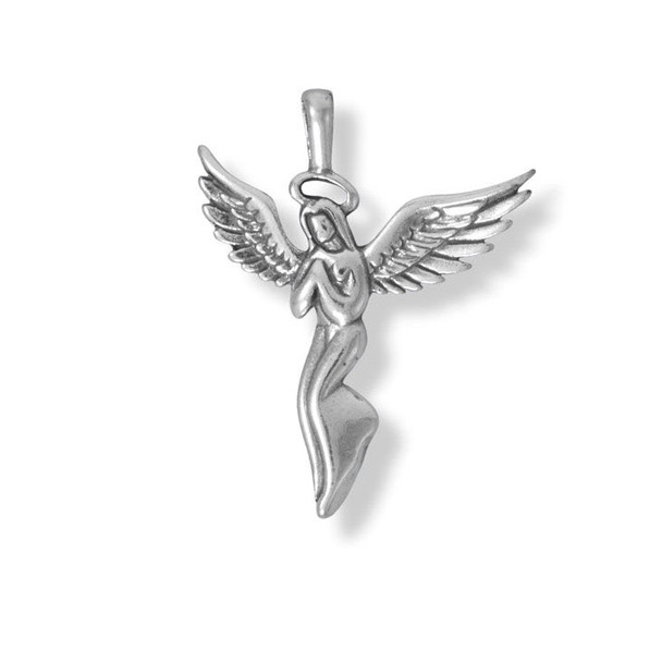 Sterling Silver Praying Angel Pendant