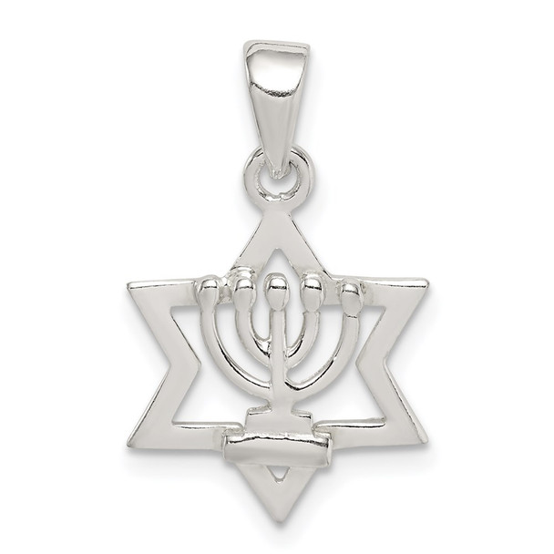 Sterling Silver Star of David Pendant