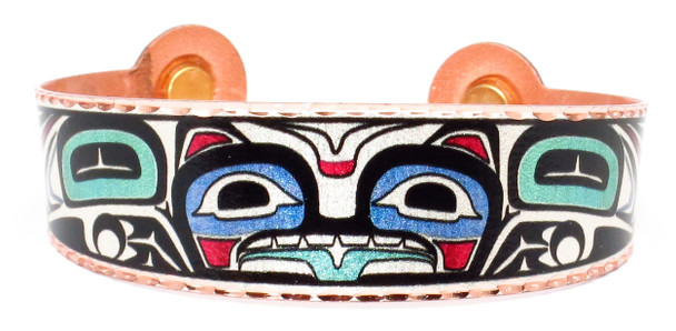 Native Bear -  Solid Copper magnetic bracelet