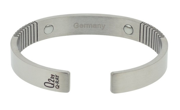 Q Ray Germanium Stone Titanium Bracelet