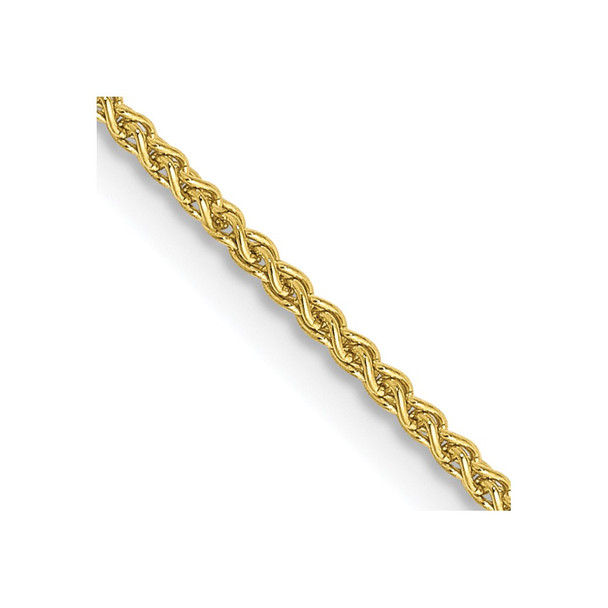 16" 10k Yellow Gold 1.25mm Spiga Chain