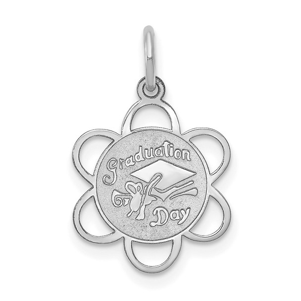 14k White Gold GRADUATION DAY Charm