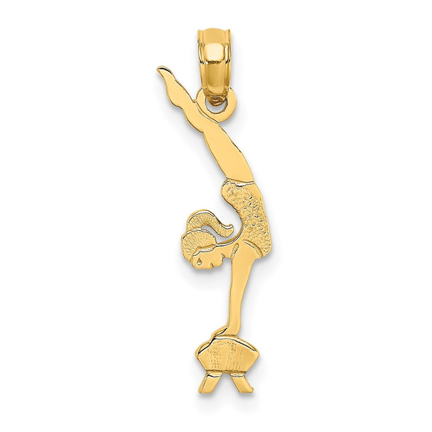 10K Yellow Gold Gymnastics Charm