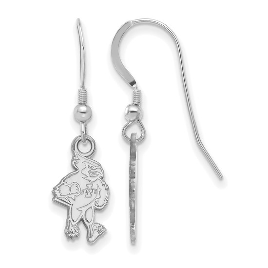 LogoArt Sterling Silver University of Louisville Small Dangle Earrings