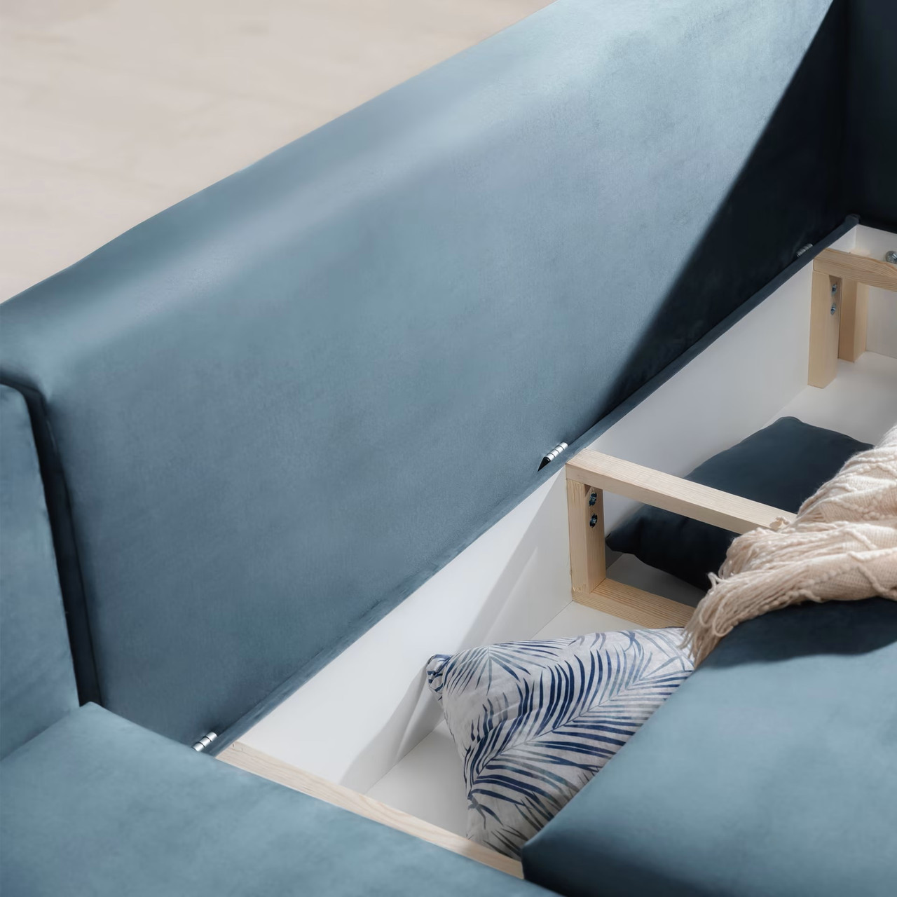 Belfast Corner Sofa Bed with Storage VM100