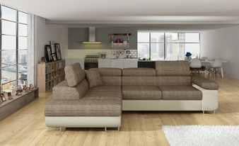 Glasgow Corner Sofa Bed with Storage B03/S33