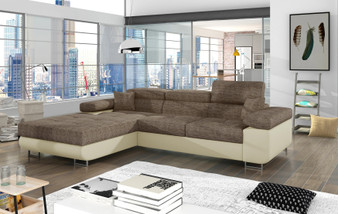 Edinburgh Corner Sofa Bed with Storage B03/S33