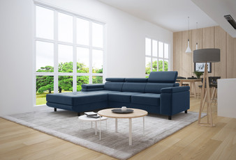 Pedro Corner Sofa Bed with Storage M77