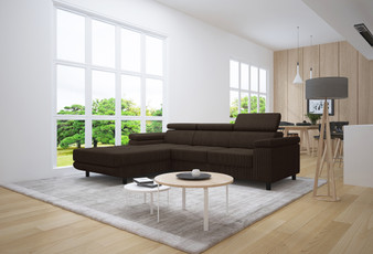 Pedro Corner Sofa Bed with Storage PS06