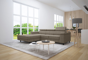 Pedro Corner Sofa Bed with Storage PS02