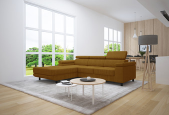 Pedro Corner Sofa Bed with Storage PS01