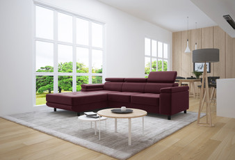 Pedro Corner Sofa Bed with Storage M69