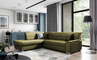 ZenRest Corner Sofa Bed with Storage M38