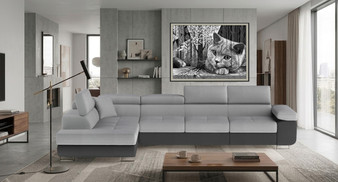 Glasgow Long Corner Sofa Bed with Storage M84/M97