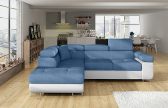 Glasgow Mini Corner Sofa Bed with Storage O83/S17 (Left Corner Only)